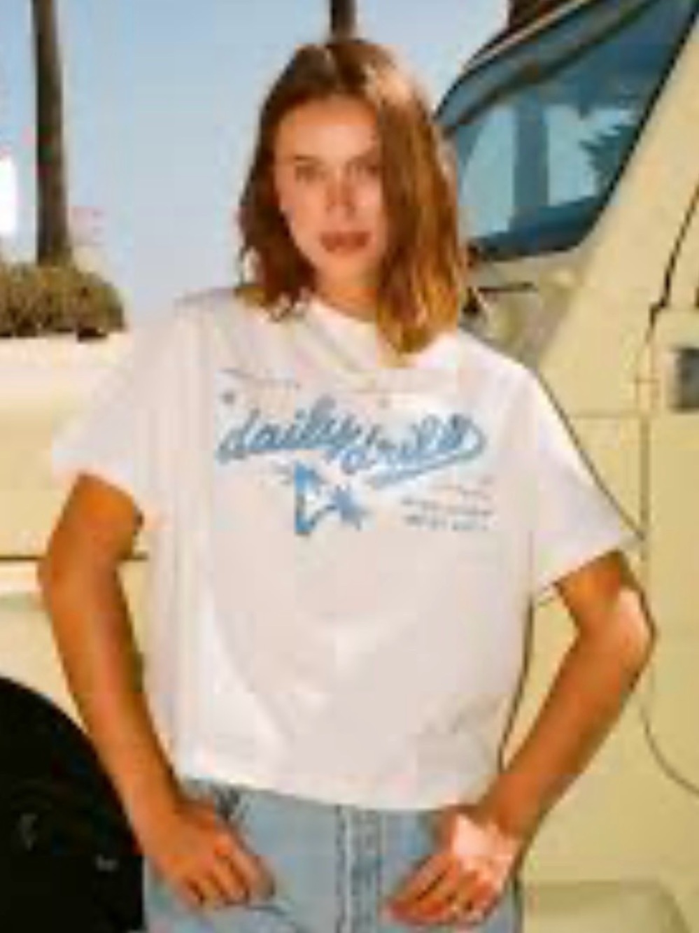 Daily Drills Vacation Boxy Tshirt XS/SM